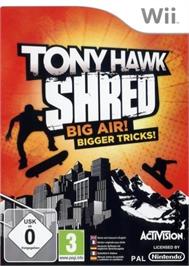 Box cover for Tony Hawk Shred on the Nintendo Wii.