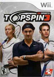Box cover for Top Spin 3 on the Nintendo Wii.