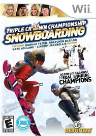 Box cover for Triple Crown Championship Snowboarding on the Nintendo Wii.