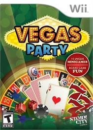 Box cover for Vegas Party on the Nintendo Wii.