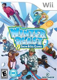 Box cover for Winter Blast - 9 Snow And Ice Games on the Nintendo Wii.