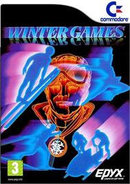 Box cover for Winter Games (C64) on the Nintendo Wii.