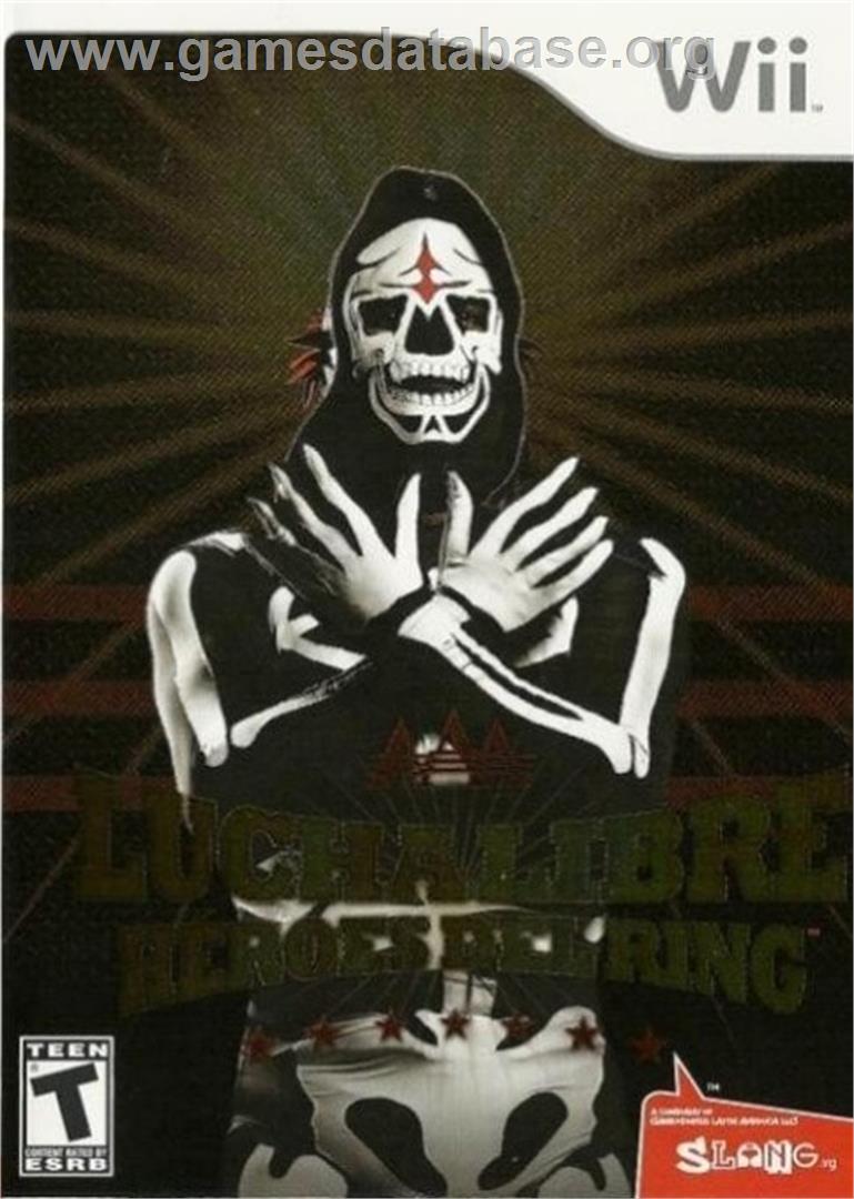 Aaa Lucha Libre - Heroes Of The Ring - Nintendo Wii - Artwork - Box