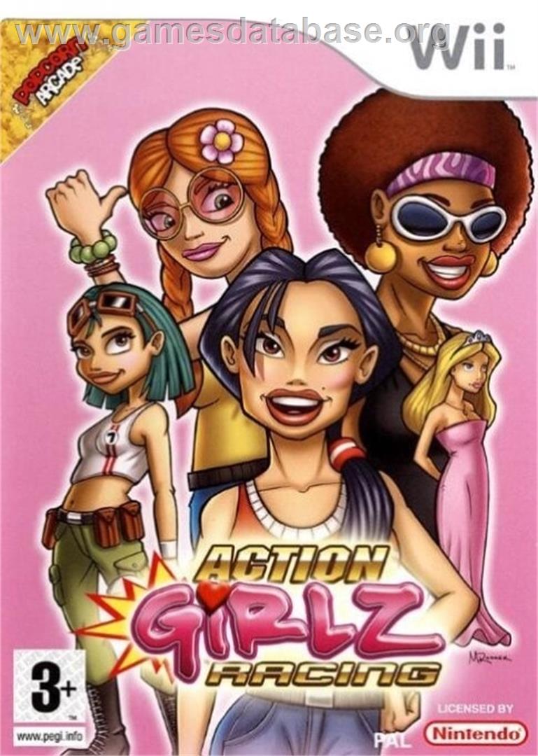 Action Girlz Racing - Nintendo Wii - Artwork - Box