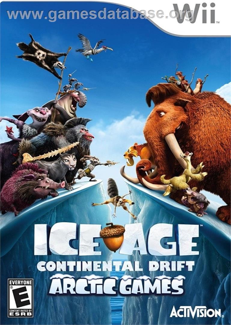 Age De Glace 4 - La Dérive Des Continents - Jeux De L'arctique !, L' - Nintendo Wii - Artwork - Box