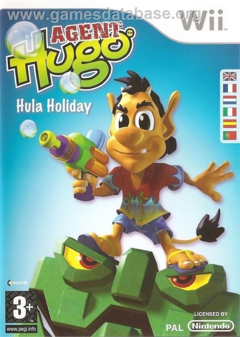 Agent Hugo - Hula Holiday - Nintendo Wii - Artwork - Box