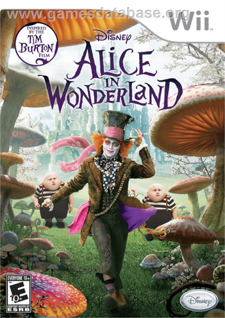 Alice in Wonderland - Nintendo Wii - Artwork - Box