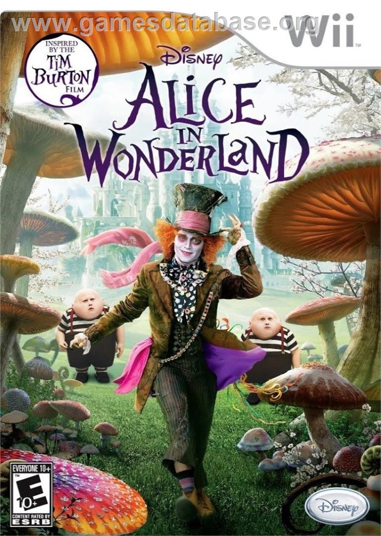 Alice in Wonderland - Nintendo Wii - Artwork - Box