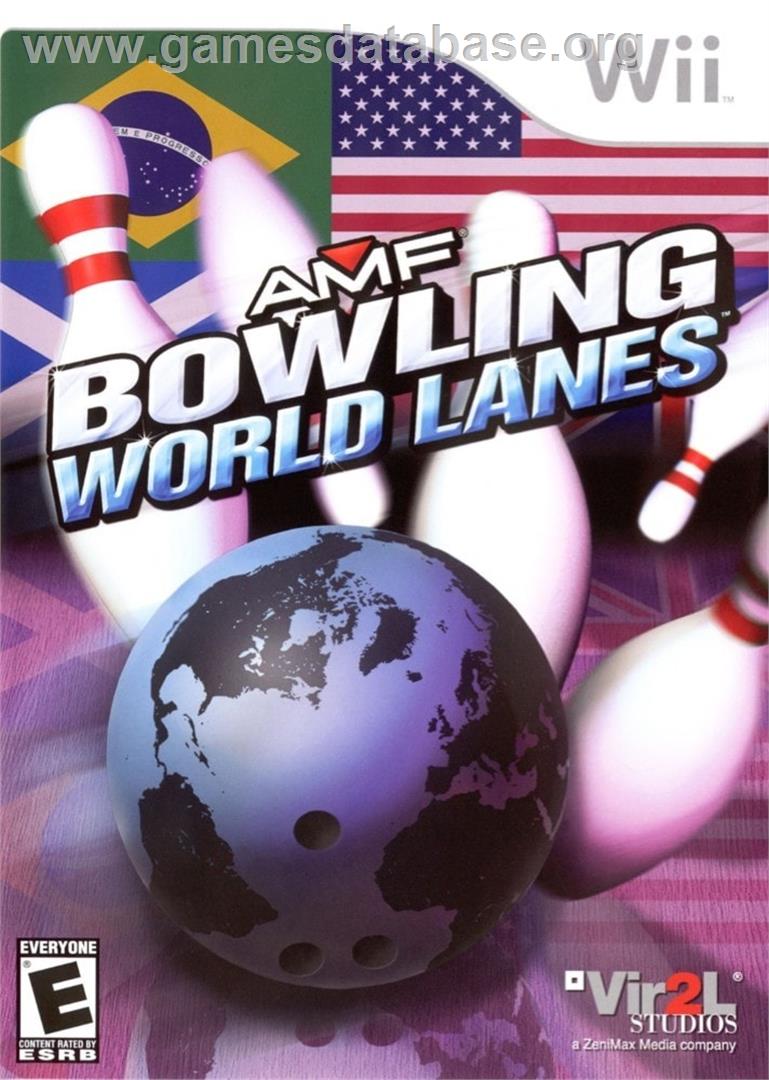 Amf Bowling World Lanes - Nintendo Wii - Artwork - Box