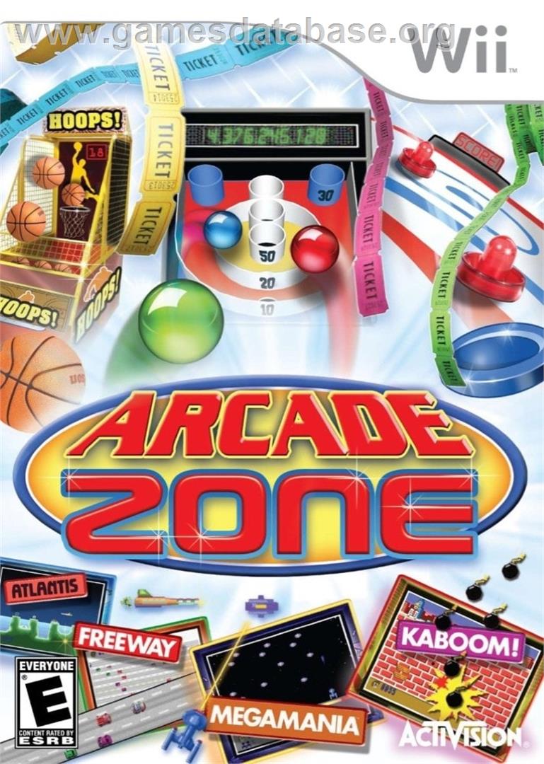 Arcade Zone - Nintendo Wii - Artwork - Box