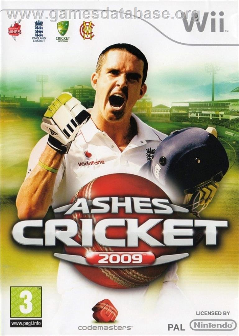 Ashes Cricket 2009 - Nintendo Wii - Artwork - Box