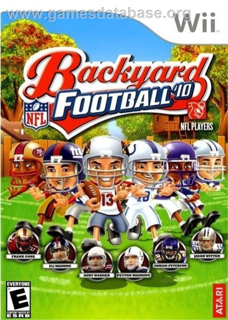 Backyard Football '10 - Nintendo Wii - Artwork - Box