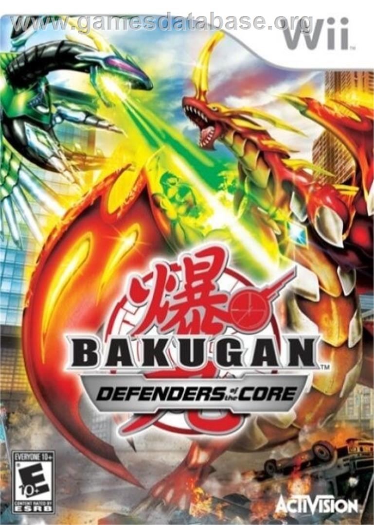 Bakugan Battle Brawlers - Les Protecteurs De La Terre - Nintendo Wii - Artwork - Box