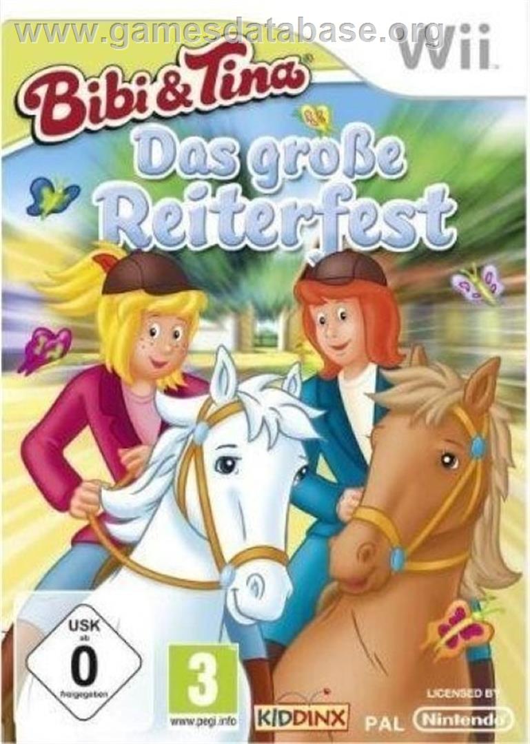 Bibi And Tina - Das Große Reiterfest - Nintendo Wii - Artwork - Box