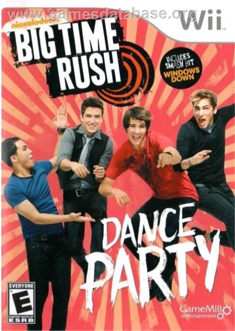 Big Time Rush - Dance Party - Nintendo Wii - Artwork - Box