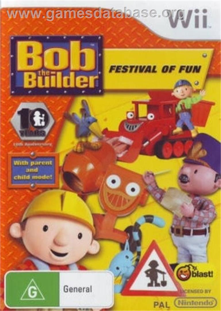 Bob the Builder - Festival of Fun - Nintendo Wii - Artwork - Box