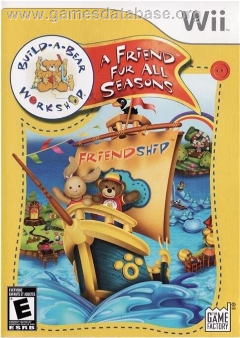 Build-a-bear Workshop - A Friend Fur All Seasons - Nintendo Wii - Artwork - Box