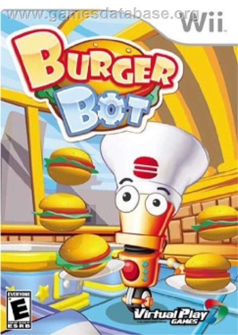 Burger Bot - Nintendo Wii - Artwork - Box