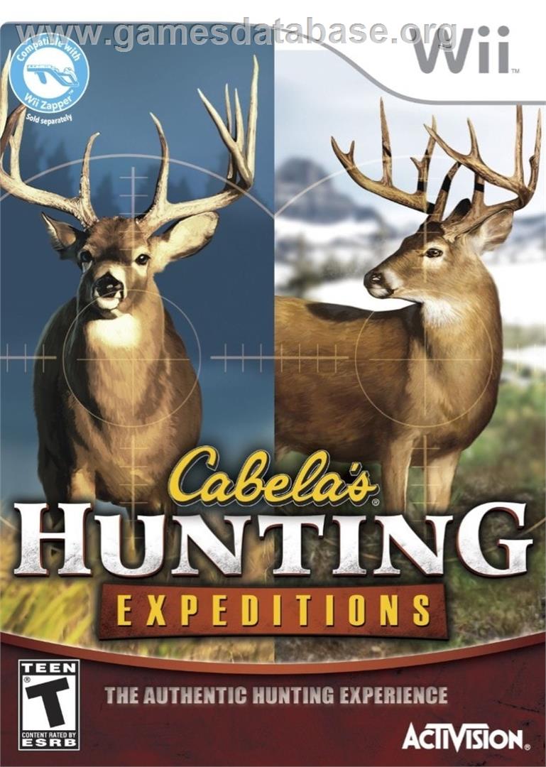 Cabela's Hunting Expeditions - Nintendo Wii - Artwork - Box