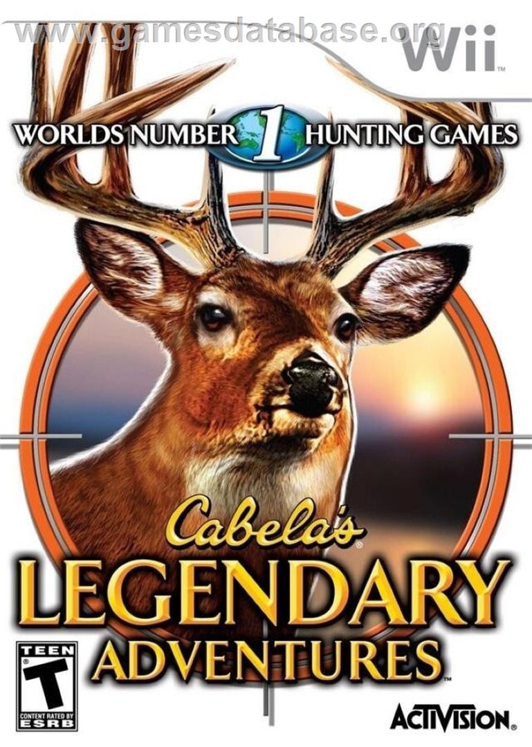 Cabela's Legendary Adventures - Nintendo Wii - Artwork - Box