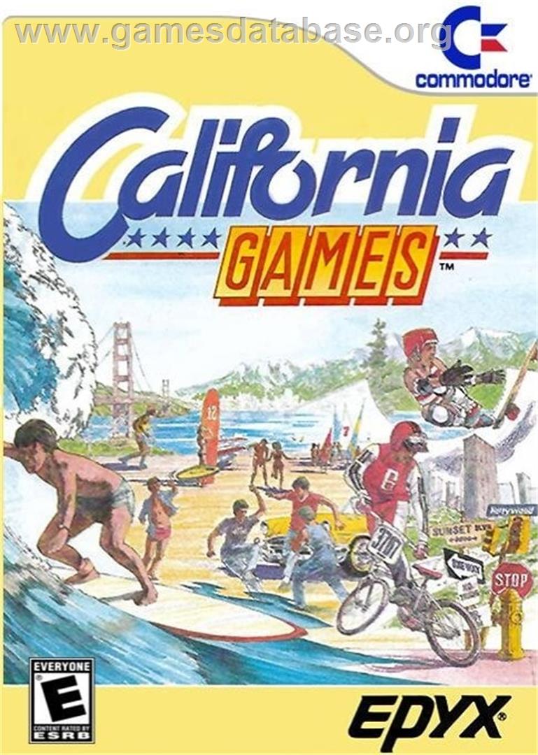 California Games (C64) - Nintendo Wii - Artwork - Box