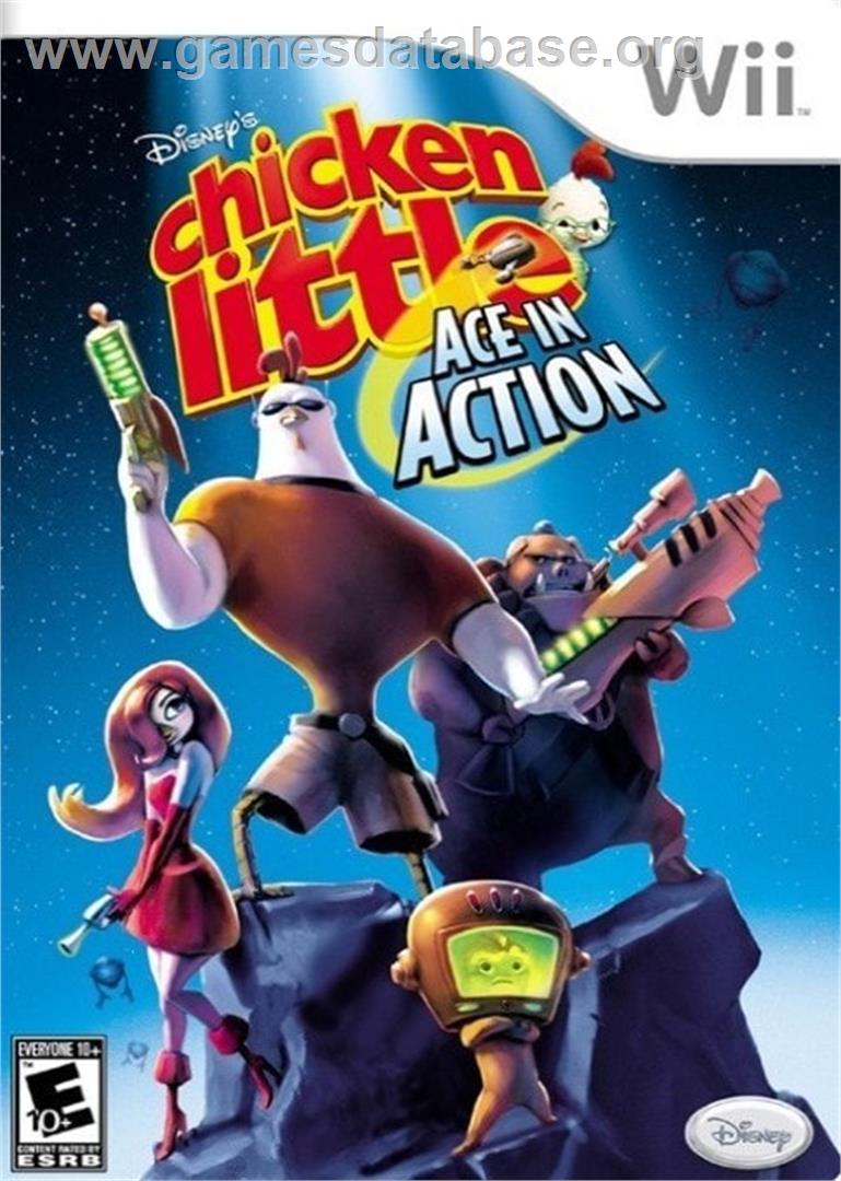 Chicken Little - Ace In Action - Nintendo Wii - Artwork - Box