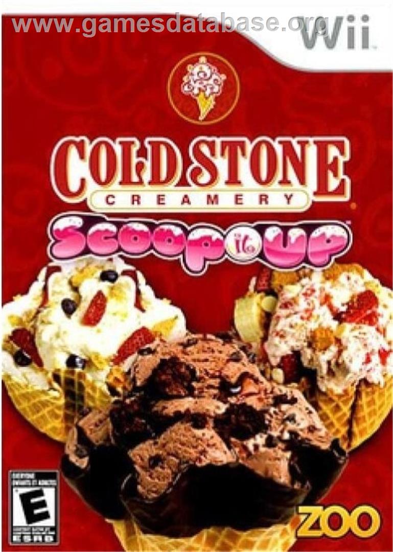 Cold Stone Creamery - Scoop It Up - Nintendo Wii - Artwork - Box