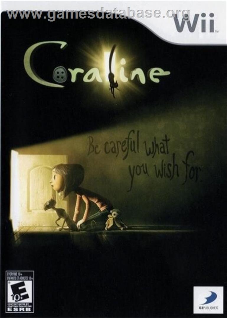 Coraline - Nintendo Wii - Artwork - Box