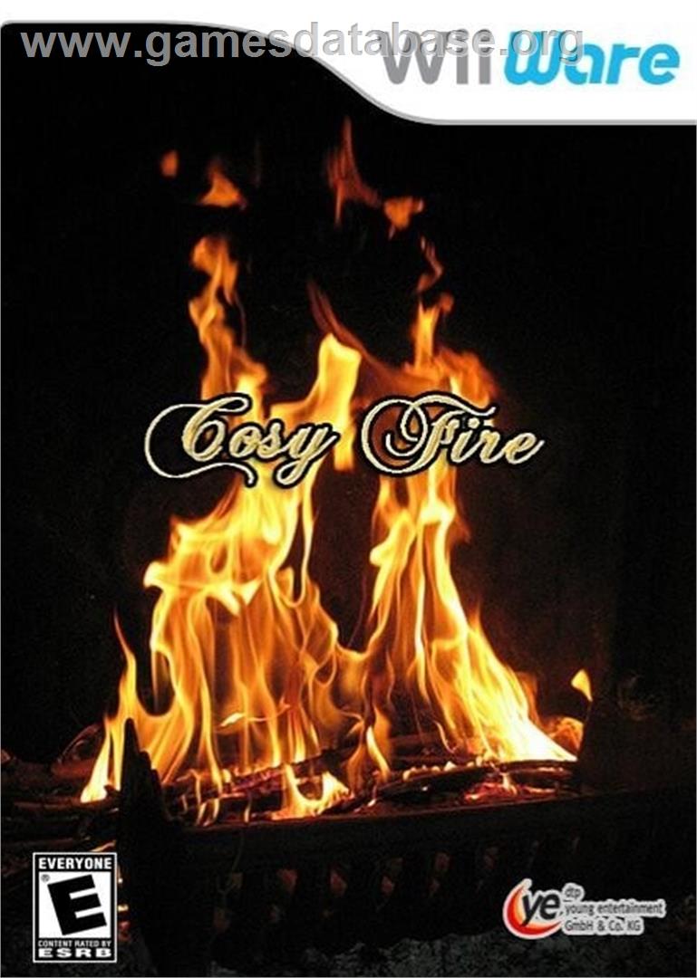 Cozy Fire - Nintendo Wii - Artwork - Box