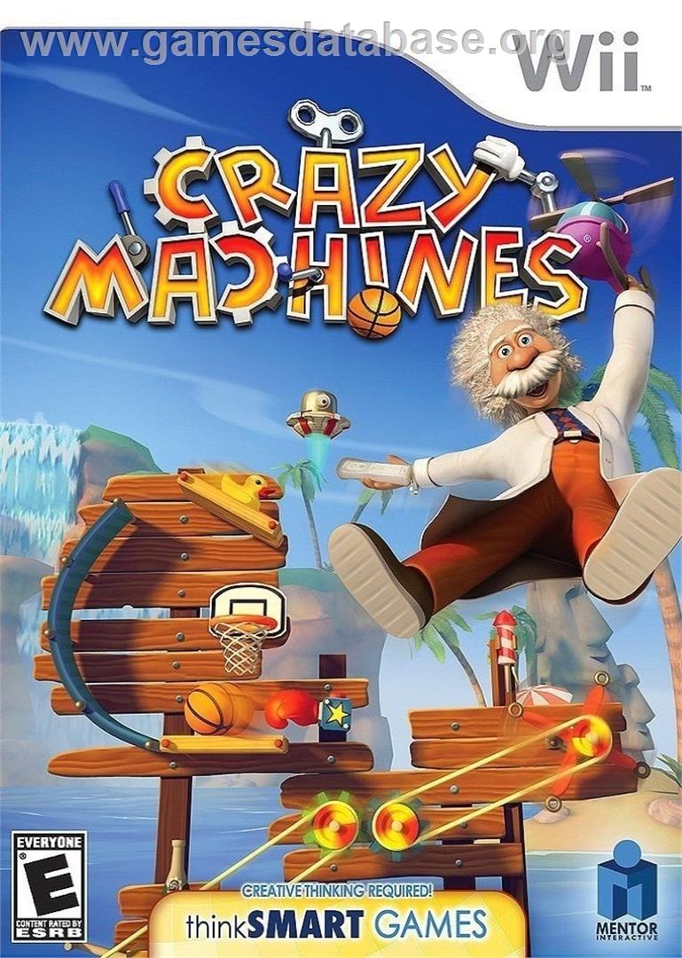 Crazy Machines - Nintendo Wii - Artwork - Box