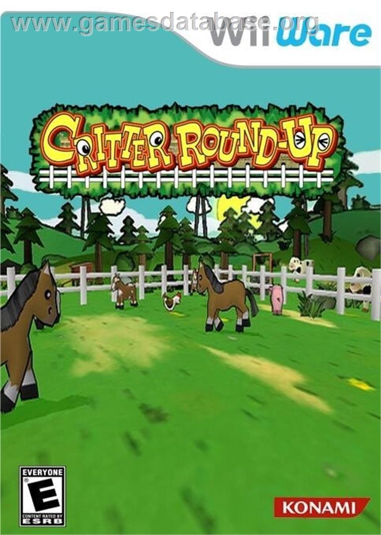 Critter Round-up - Nintendo Wii - Artwork - Box