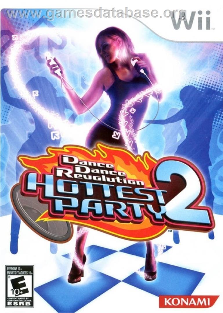 Dance Dance Revolution - Hottest Party 2 - Nintendo Wii - Artwork - Box