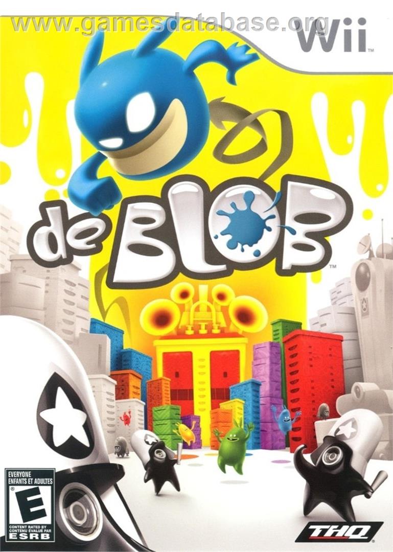 De Blob - Nintendo Wii - Artwork - Box