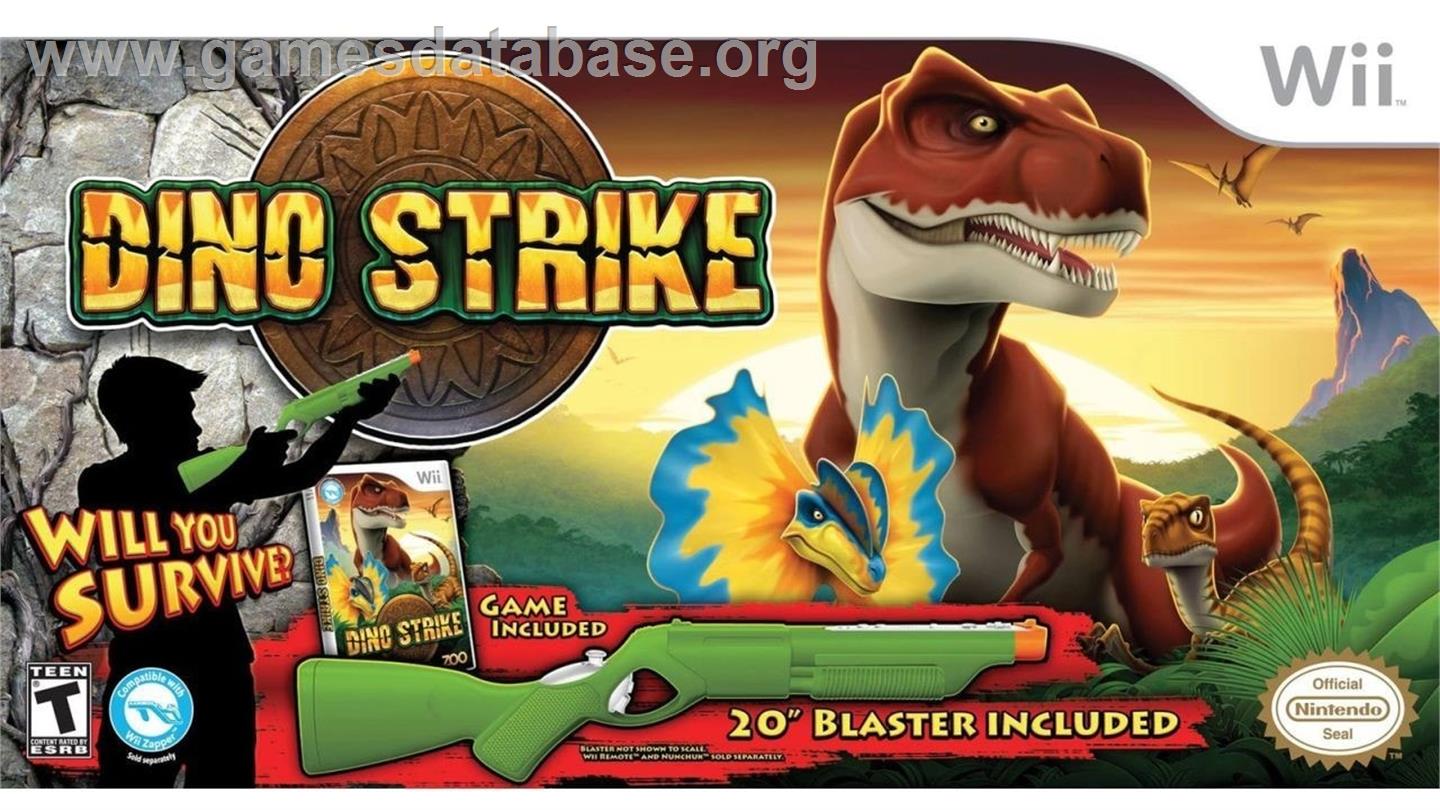Dino Strike - Nintendo Wii - Artwork - Box