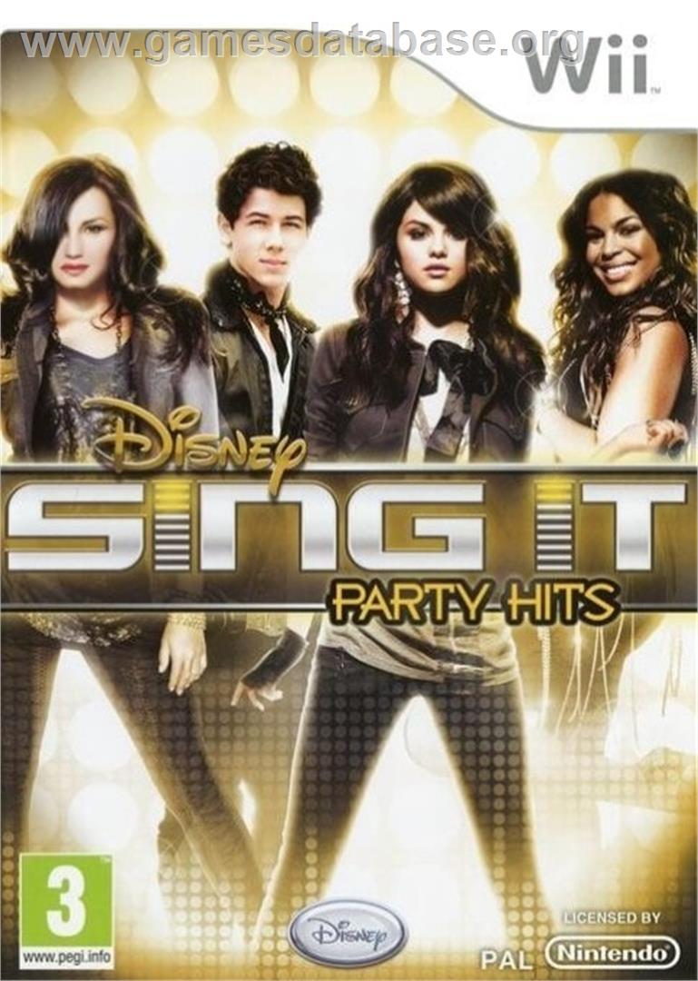 Disney Sing It - Party Hits - Nintendo Wii - Artwork - Box