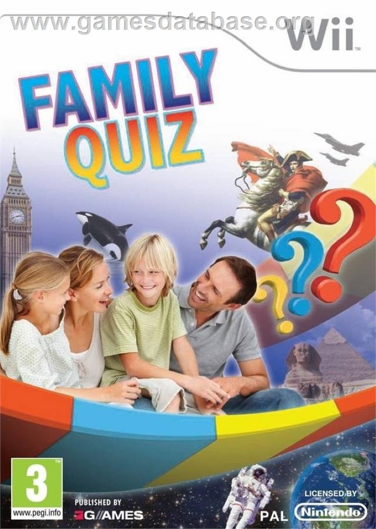Family Quiz - Nintendo Wii - Artwork - Box