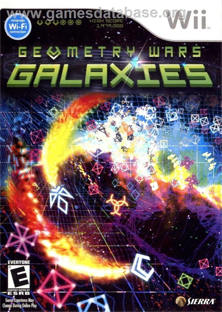 Geometry Wars Galaxies - Nintendo Wii - Artwork - Box
