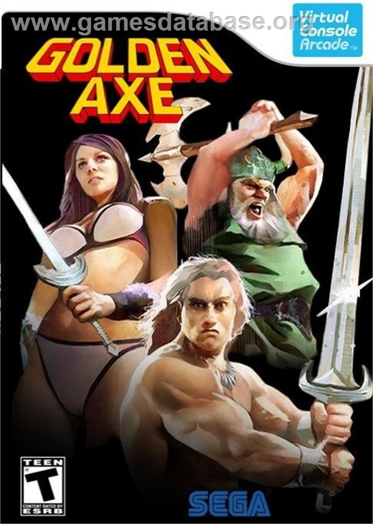 Golden Axe (Arcade) - Nintendo Wii - Artwork - Box