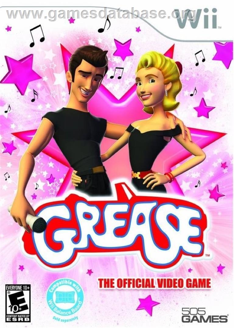 Grease - Le Jeu Vidéo Officiel - Nintendo Wii - Artwork - Box