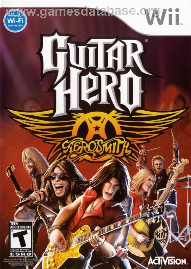 Guitar Hero - Aerosmith - Nintendo Wii - Artwork - Box
