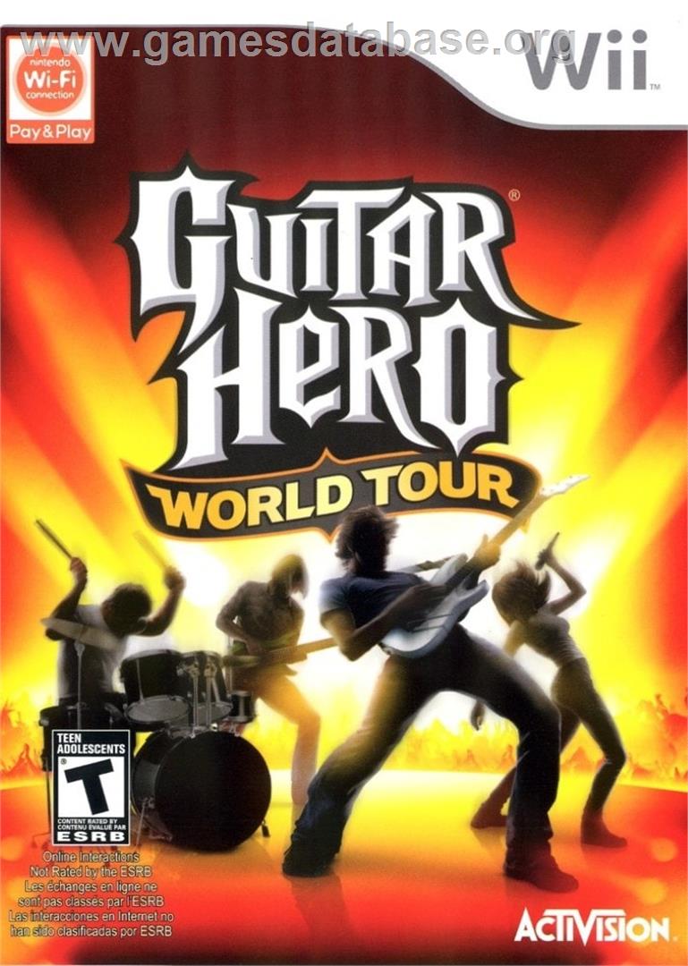 Guitar Hero - World Tour - Nintendo Wii - Artwork - Box