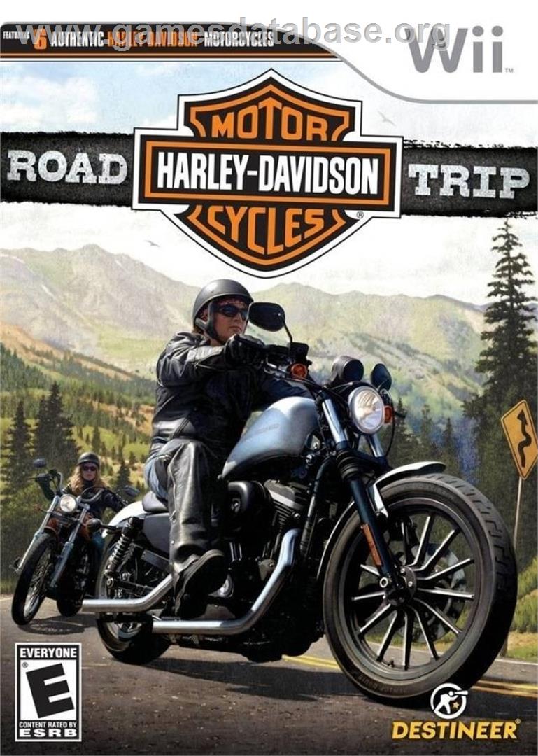 Harley Davidson Road Trip - Nintendo Wii - Artwork - Box