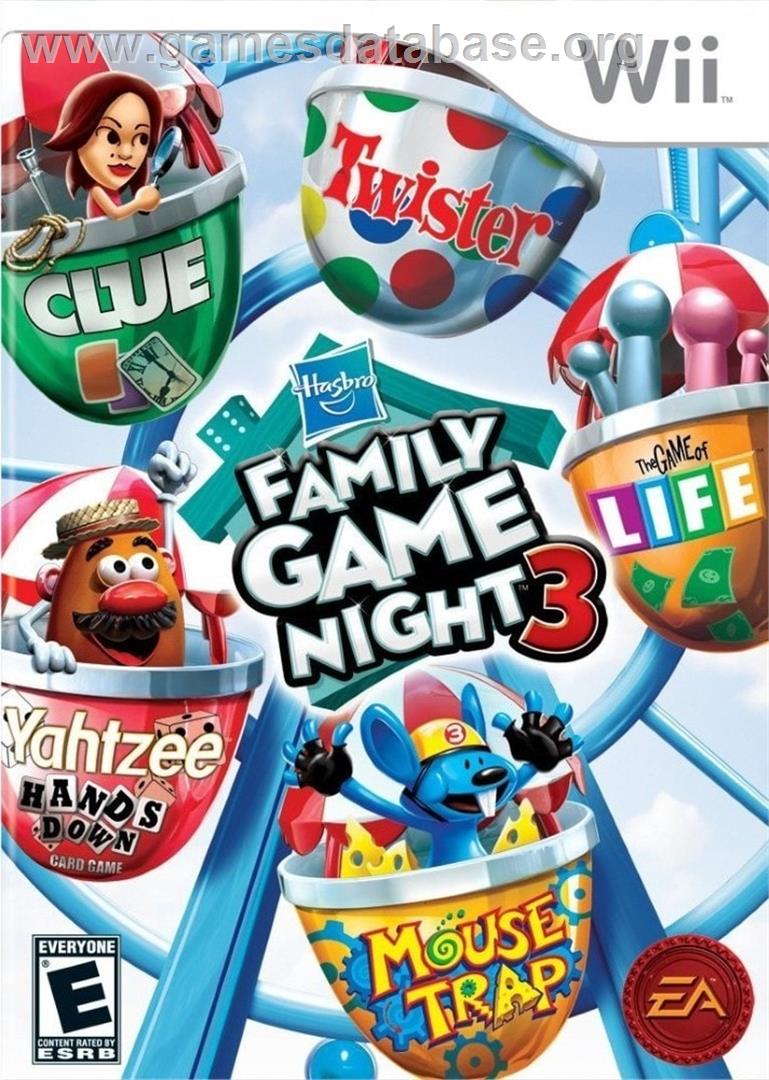 Hasbro - Ce Soir On Joue En Famille 3 - Nintendo Wii - Artwork - Box