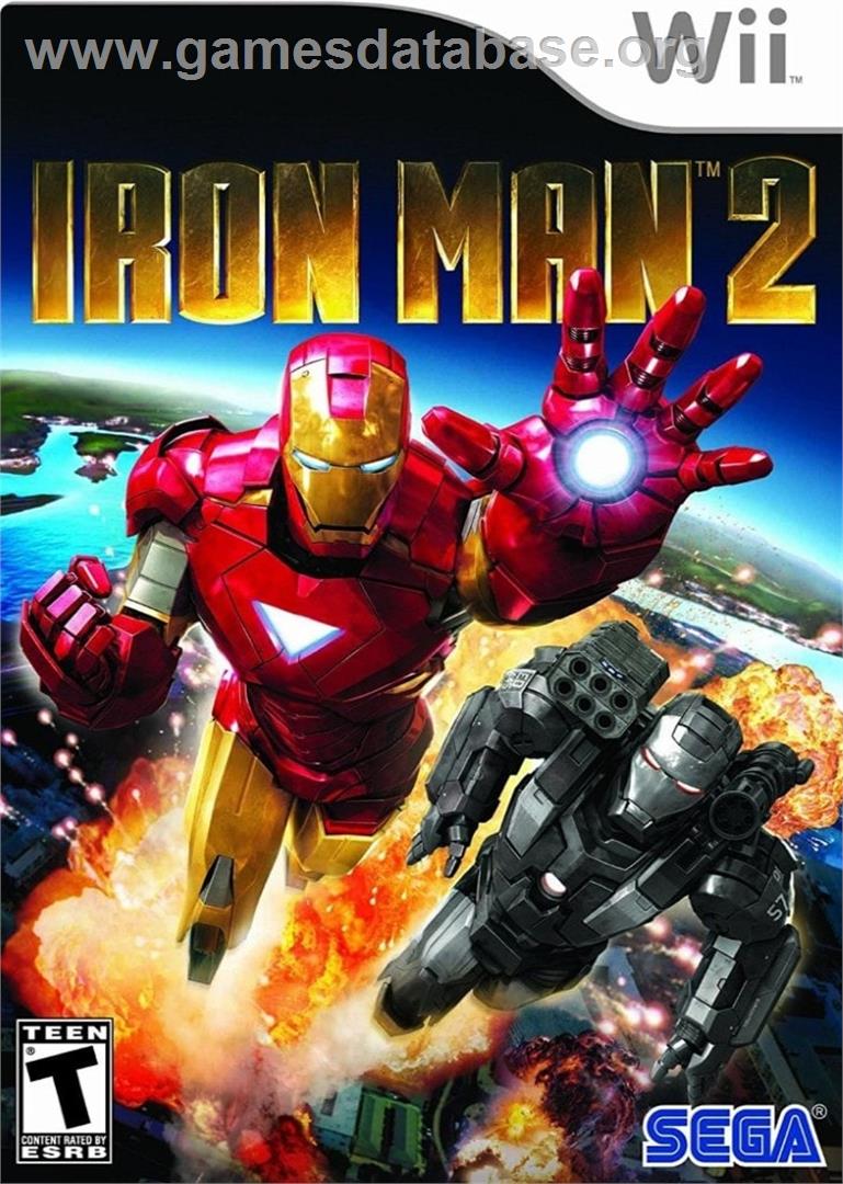 Iron Man 2 - Nintendo Wii - Artwork - Box