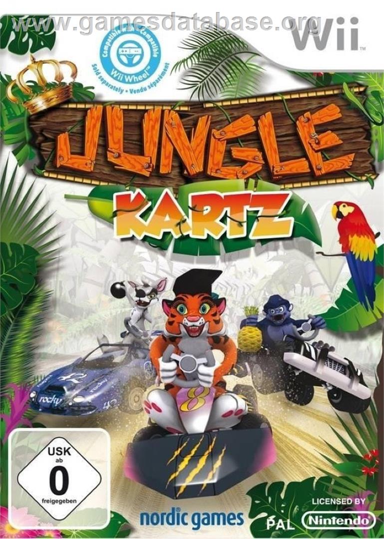 Jungle Kartz - Nintendo Wii - Artwork - Box