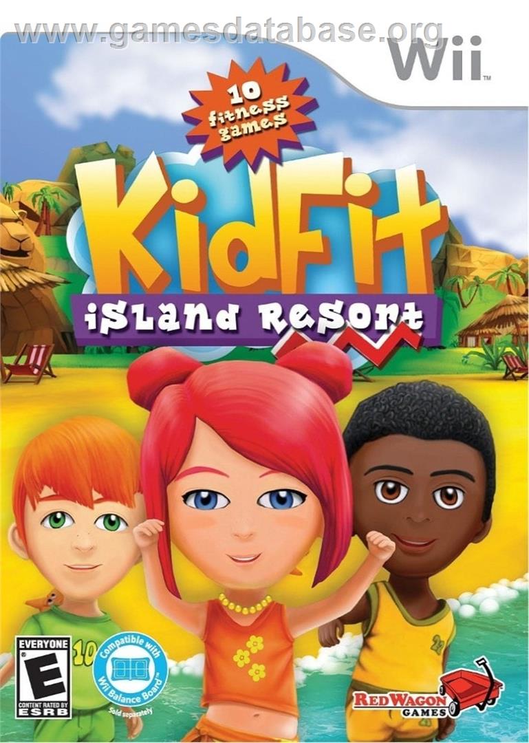 Kid Fit Island Resort - Nintendo Wii - Artwork - Box