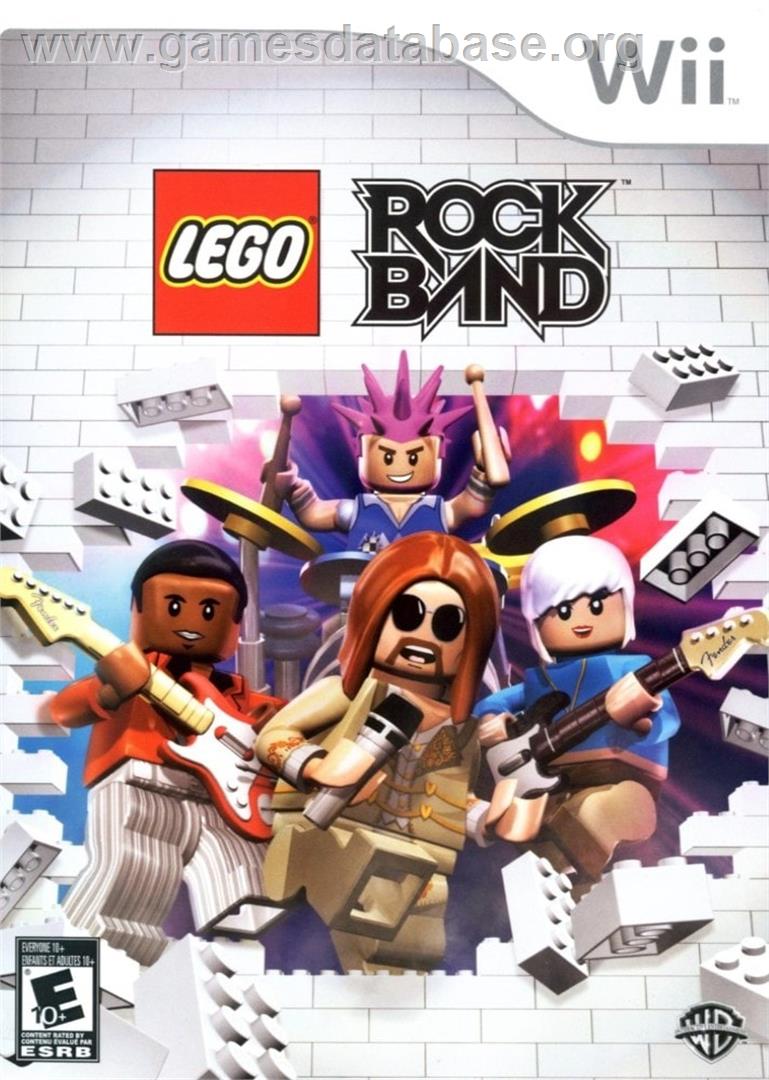 Lego Rock Band - Nintendo Wii - Artwork - Box