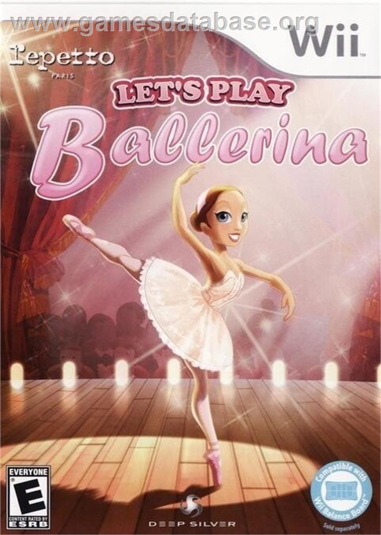 Let's Play Ballerina - Nintendo Wii - Artwork - Box