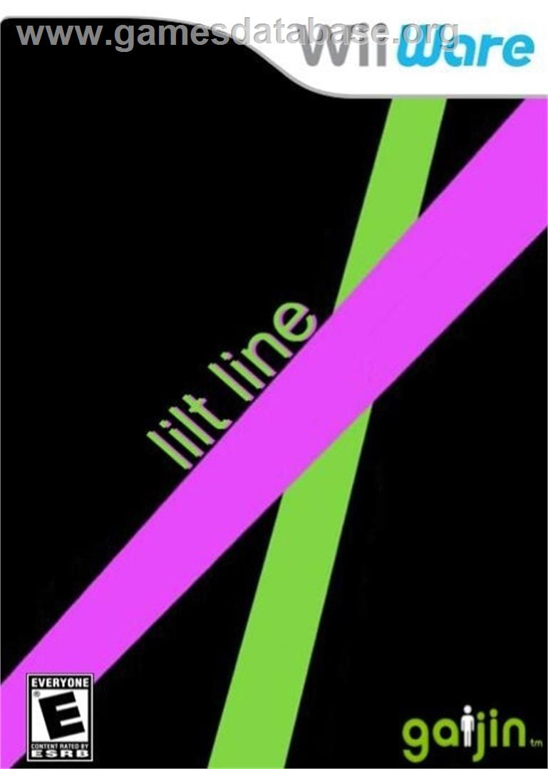 Lilt Line - Nintendo Wii - Artwork - Box