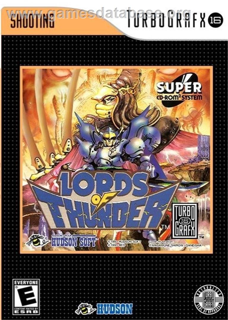 Lords Of Thunder (TGX) - Nintendo Wii - Artwork - Box